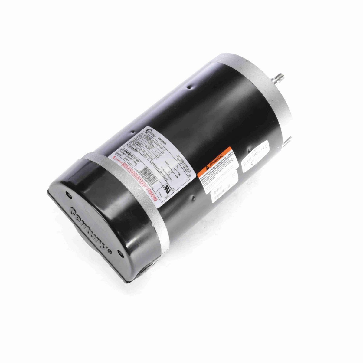 Century Pool Pump Motor, 3.0 HP, 1 Ph, 60 Hz, 208-230 V, 3600 RPM, R56J Frame, DP - USN1302