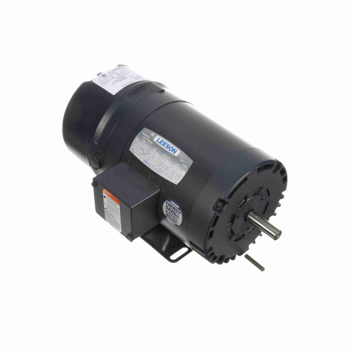 LEESON Brake Motor, 1 HP, 3 Ph, 60 Hz, 230/460 V, 1800 RPM, 56 Frame, DP - 114164.00