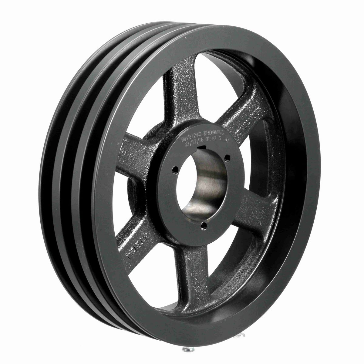 Browning 3 Groove Cast Iron Bushed Bore Companion Sheave - 3MVB124Q