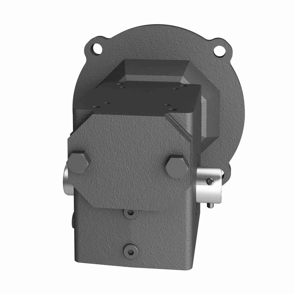 Hub City PowerCubeX Worm Gear Reducer Cast Iron Single-Reduction Worm Reducer - 135 30/1 B WR 56C .625