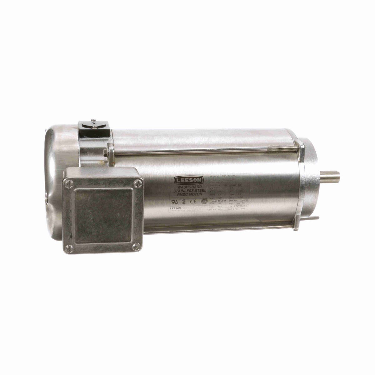 LEESON Premium Duck™ Washdown Motor, 180 V, 1750 RPM, 80D Frame - 109090.00