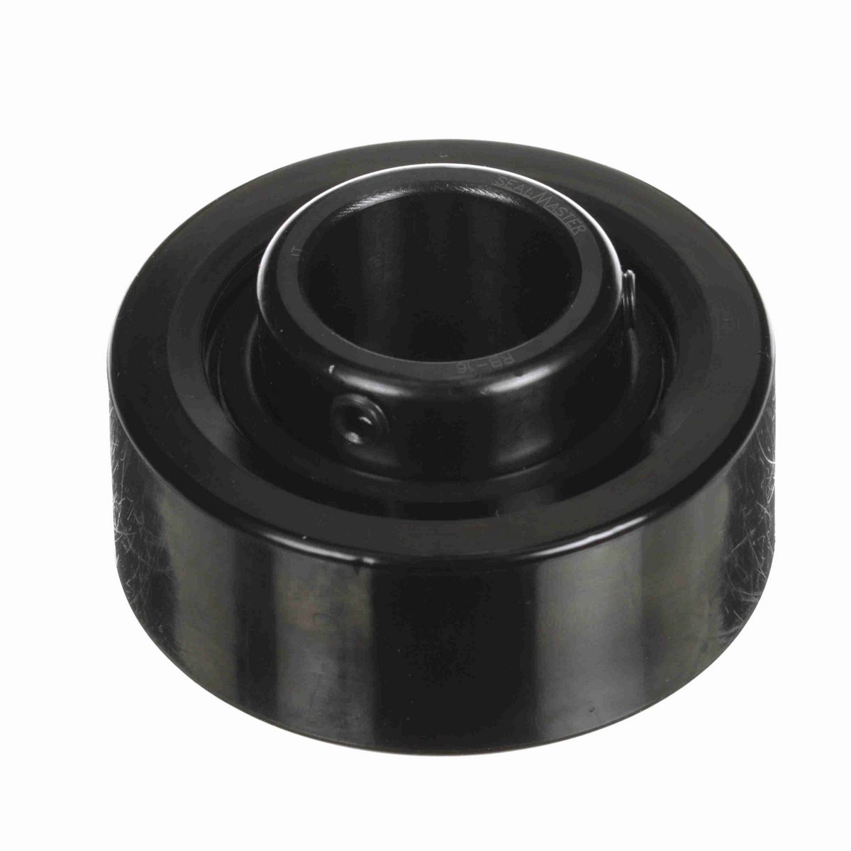 Sealmaster Mounted Rubber Rubber Mounted Cylindrical Cartridge Ball Bearing - 52100 Bearing Steel - Setscrew Lock - SRC-16