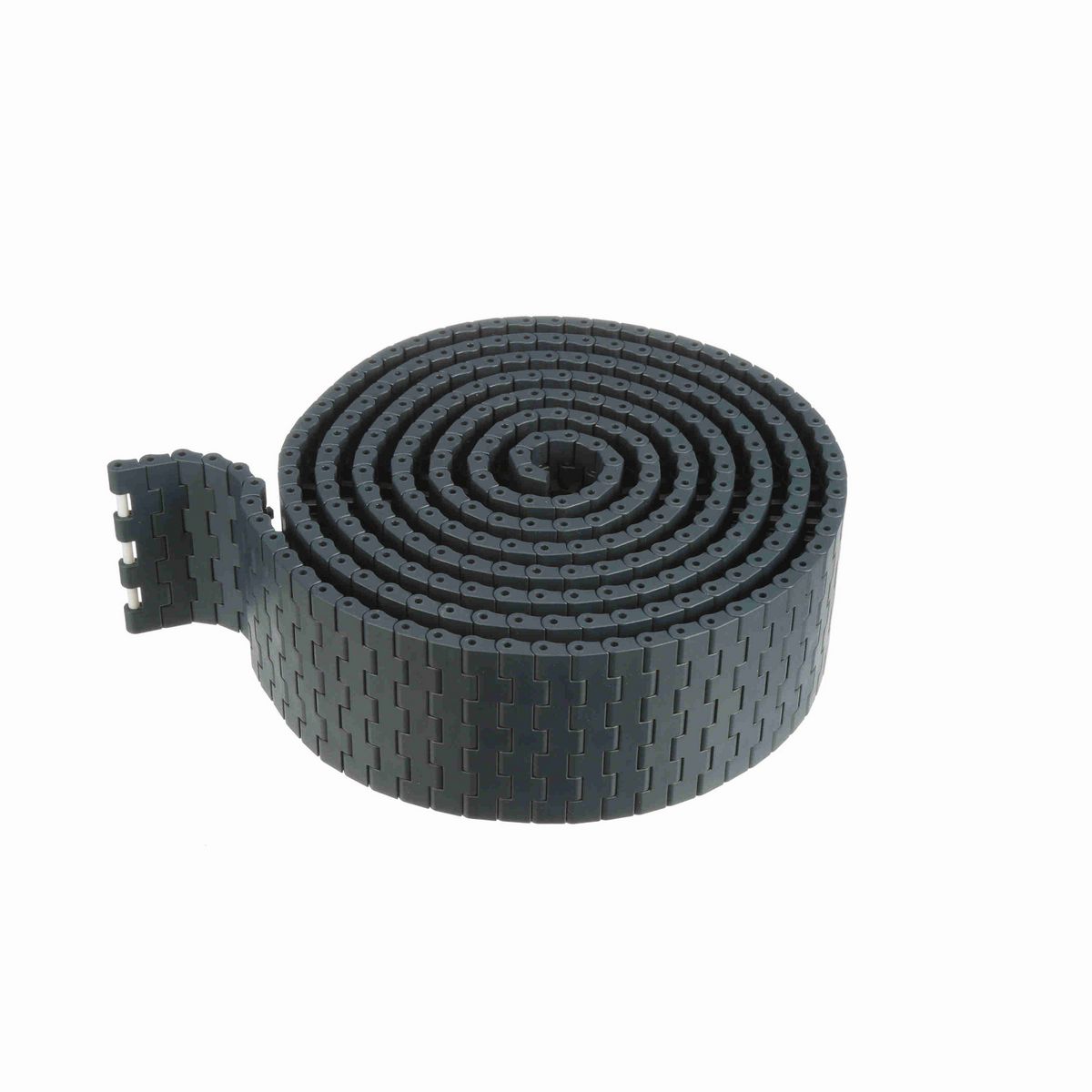 System Plast 2121FT Straight Running Solid Top, Material: NG evo (Gray Blue), Width: 3.25in, Pitch: 0.5in - NGE2121FT-PT-K325