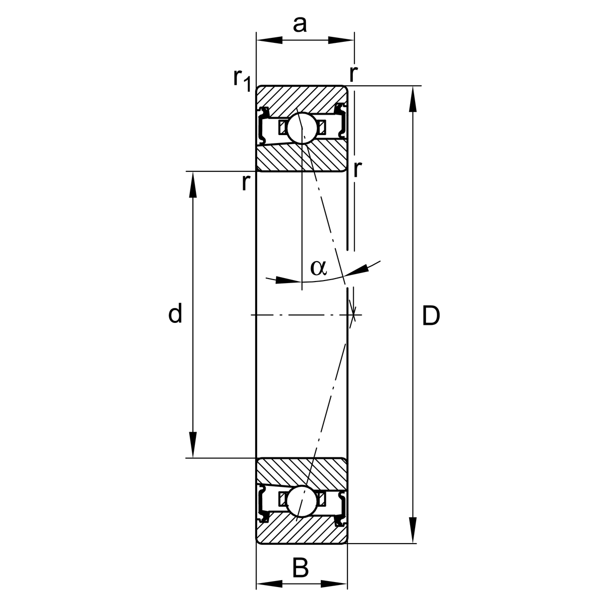 Высокоскоростной шпиндельный подшипник FAG HSS71921-C-T-P4S-UL