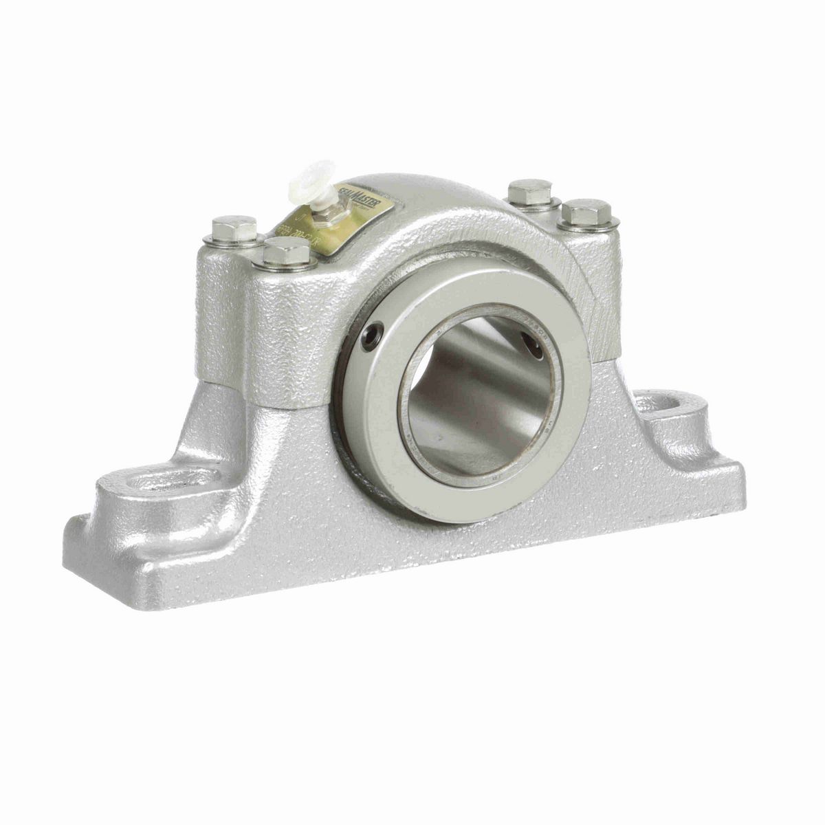 Sealmaster Mounted Flouropolymer Coated Cast Iron Two Bolt Pillow Block Tapered Roller - 52100 Bearing Steel - Collar Mount Lock - Corrosion Resistant - RPBA 200-C2 CR