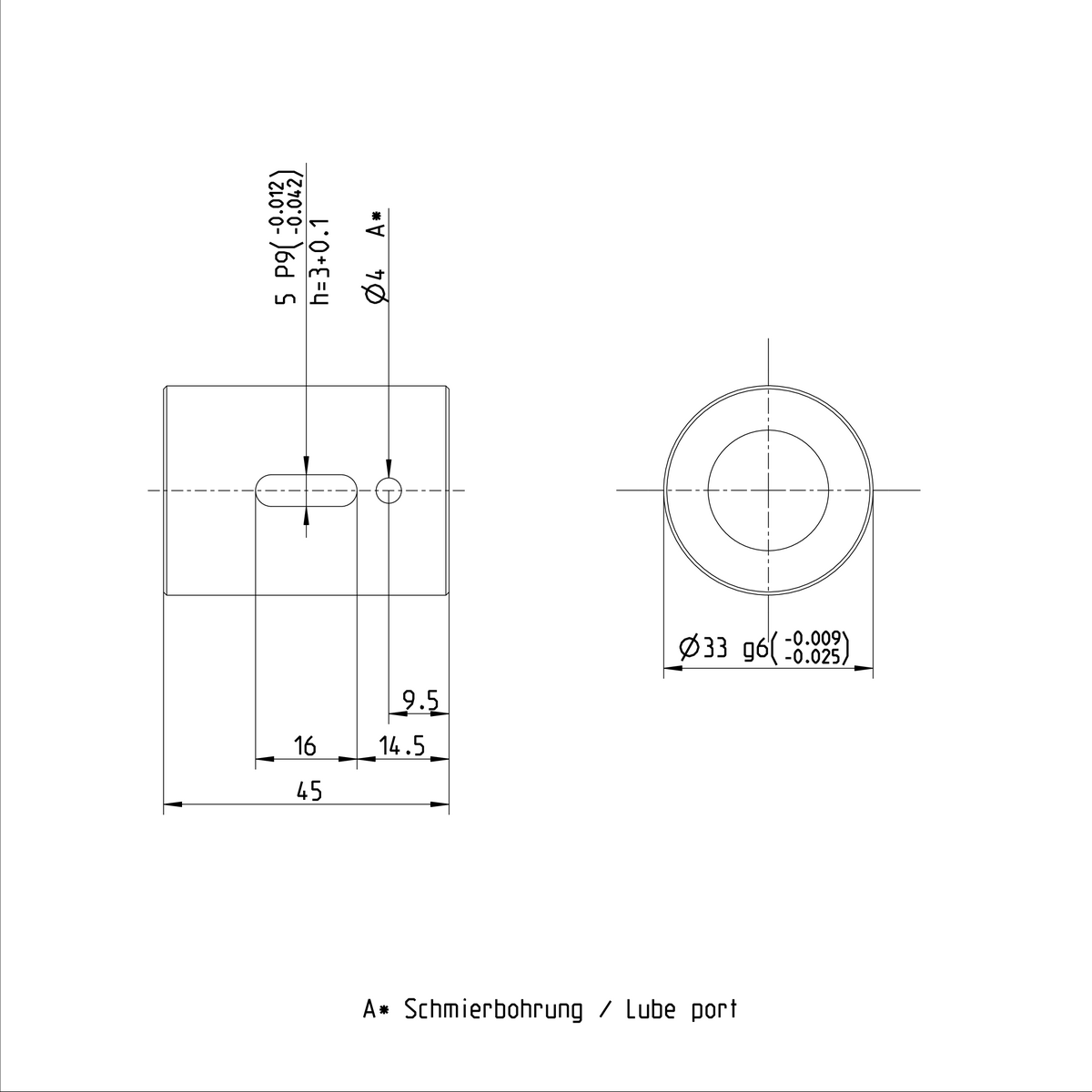 Одинарная цилиндрическая гайка Bosch Rexroth ZEM-E-S 20X5RX3-5 [R151211012]
