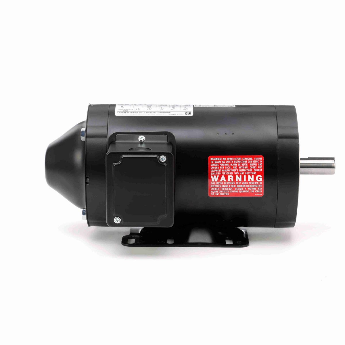 LEESON Speed Ratio Motor, 1 HP, 3 Ph, 60 Hz, 230/460 V, 1800 RPM, 143TC Frame, TENV - Y536