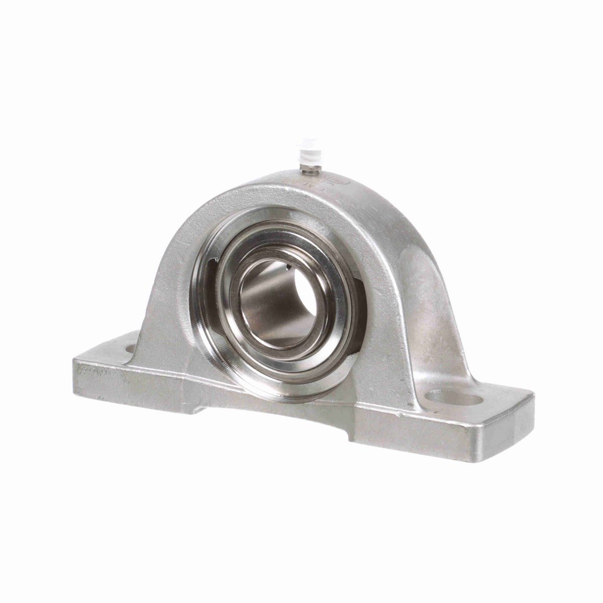 Sealmaster Mounted Stainless Steel Two Bolt Pillow Block Ball Bearing - 52100 Bearing Steel, Phosphorus Nickel Coated - Setscrew Lock - Corrosion Resistant - CRPS-PN19
