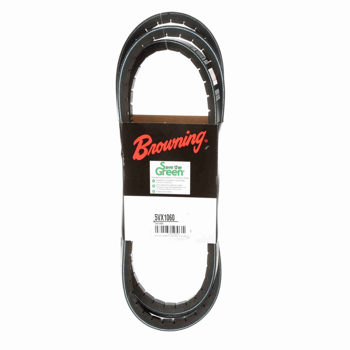 Browning EPDM Notched Belt 98% Efficient - 5VX1060