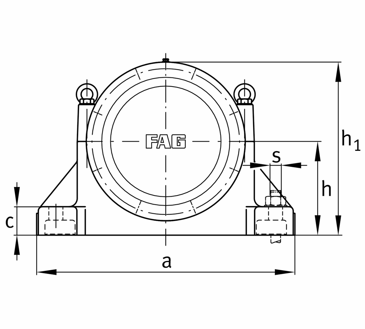 Стационарный корпус FAG RLE4152-AH-BF-L