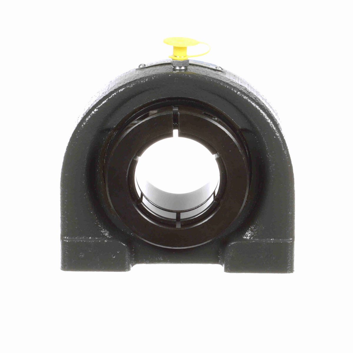 Sealmaster Mounted Cast Iron Tapped Base Pillow Block Ball Bearing - 52100 Bearing Steel, Black Oxided - Concentric Lock - TB-209TMC