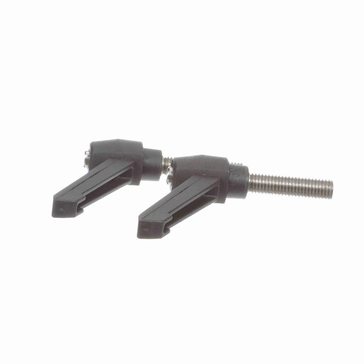 System Plast Ratchet Handle (Male); Thread: 1/2-13, Handle Length: 3.13-in Stud Length: 1.97-in, Color: Black - RH-30-BK-MS1213-50