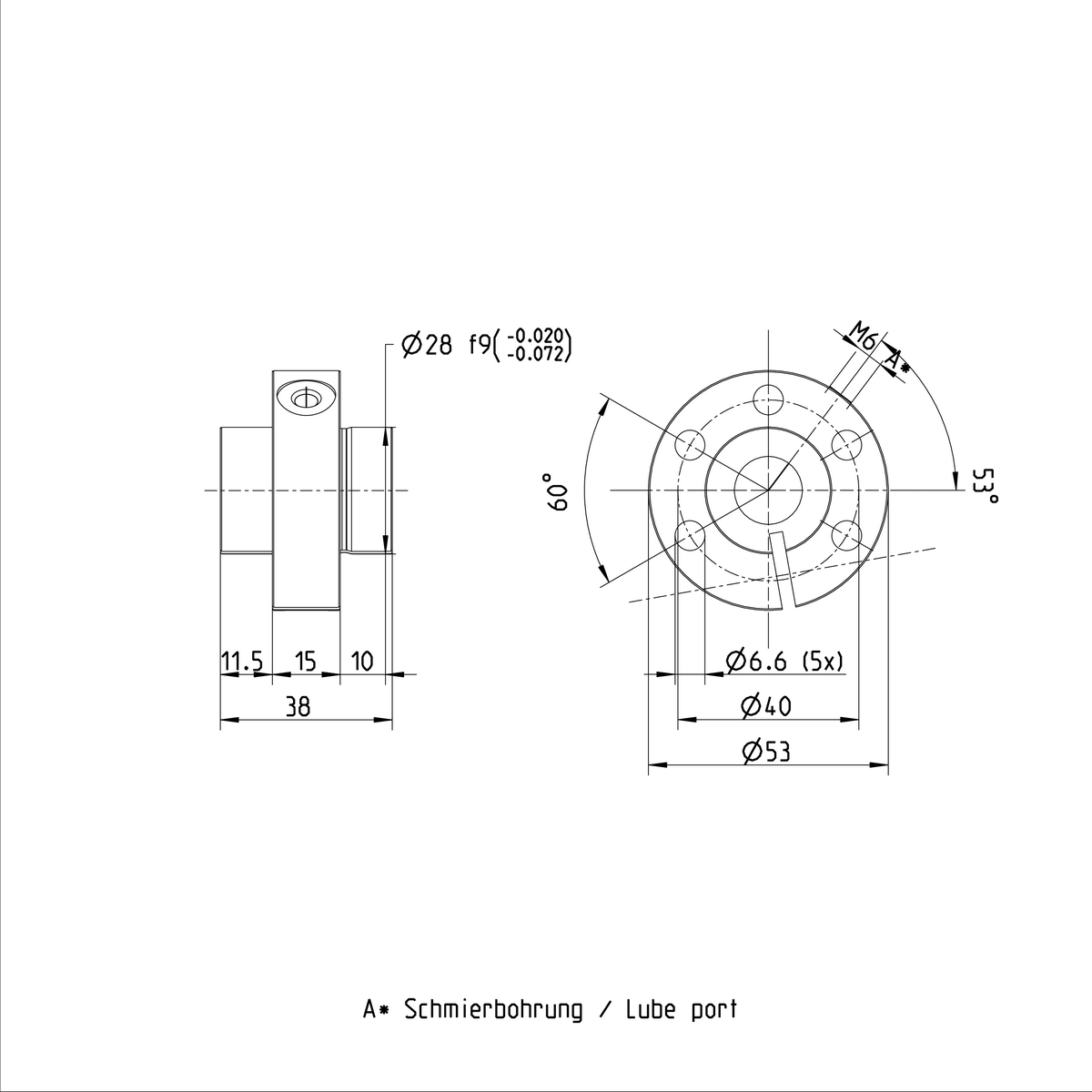 Одинарная гайка с регулируемым предварительным натягом Bosch Rexroth SEM-E-S 16X5RX3-4 [R151201024]