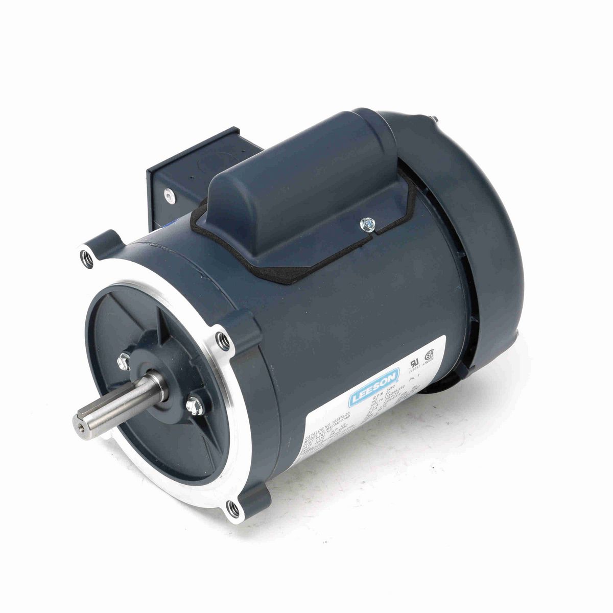 LEESON General Purpose Motor, 0.50 HP, 1 Ph, 60 Hz, 115/230 V, 3600 RPM, S56C Frame, TEFC - 102872.00