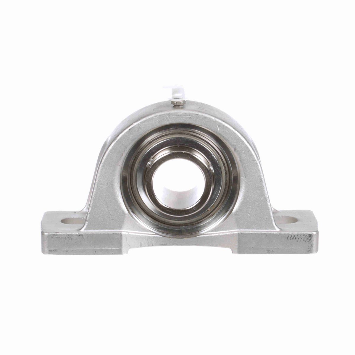 Sealmaster Mounted Stainless Steel Two Bolt Pillow Block Ball Bearing - 52100 Bearing Steel, Phosphorus Nickel Coated - Setscrew Lock - Corrosion Resistant - CRPS-PN19
