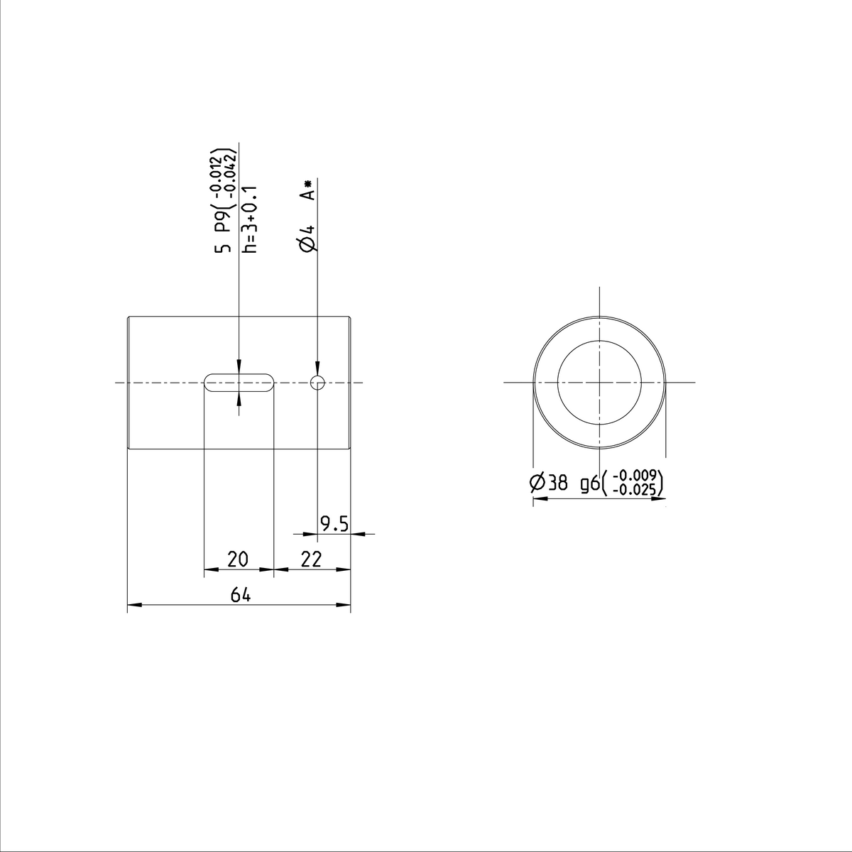 Одинарная цилиндрическая гайка Bosch Rexroth ZEM-E-S 25X10RX3-4 [R151224012]