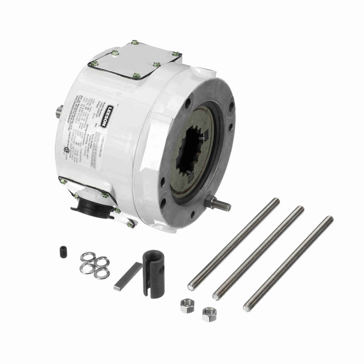 LEESON 6 LB-FT COUPLER BRAKE.56C/143-5TC.NEMA4X/IP55/BISSC.230/460V.1PH.ALUMINUM STEARNS 1056724081PF - 175573.00
