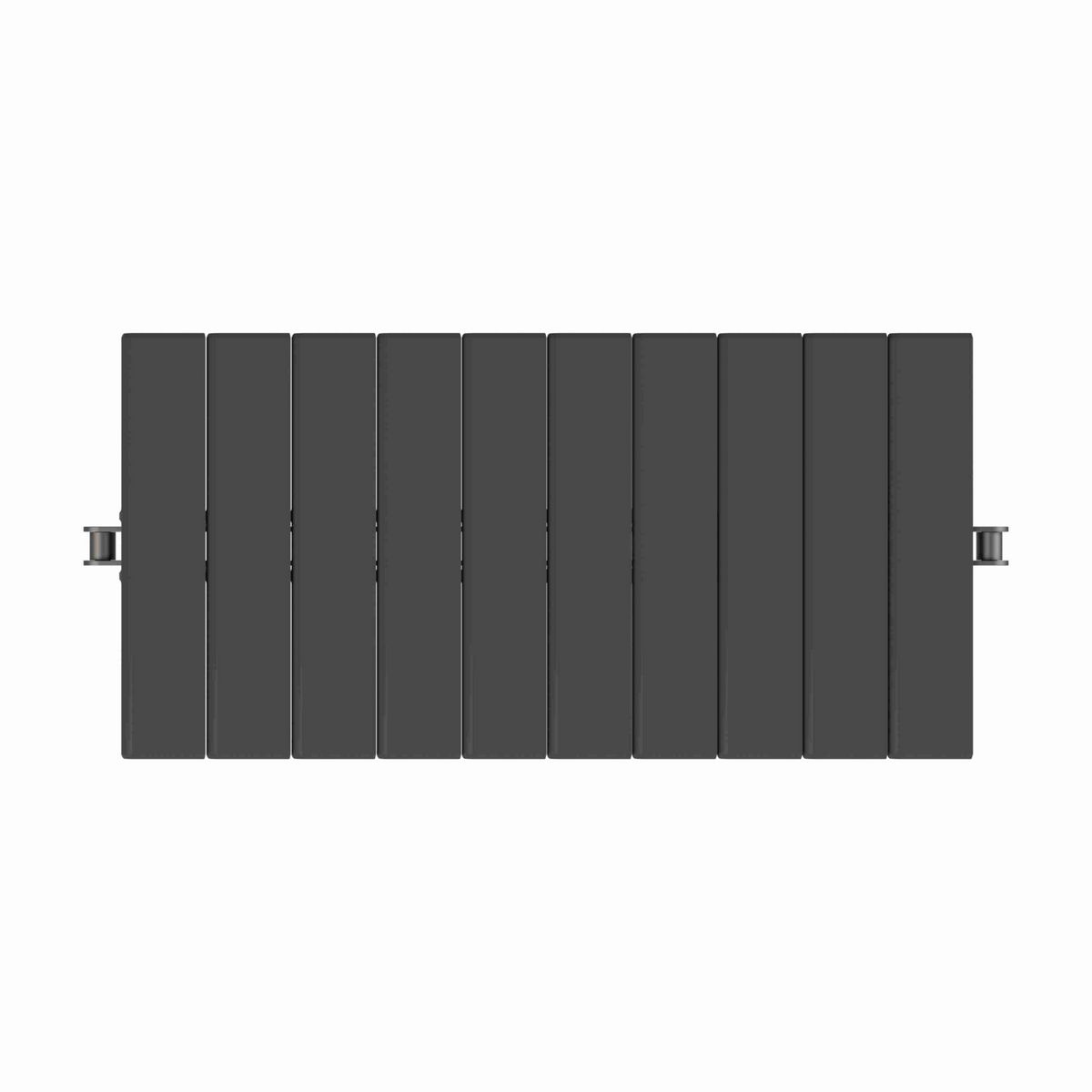 Rexnord 963 Straight Running Solid Top, Material: Black Wear Resistant, Width: 7.5in, Pitch: 1.5in - 81405204