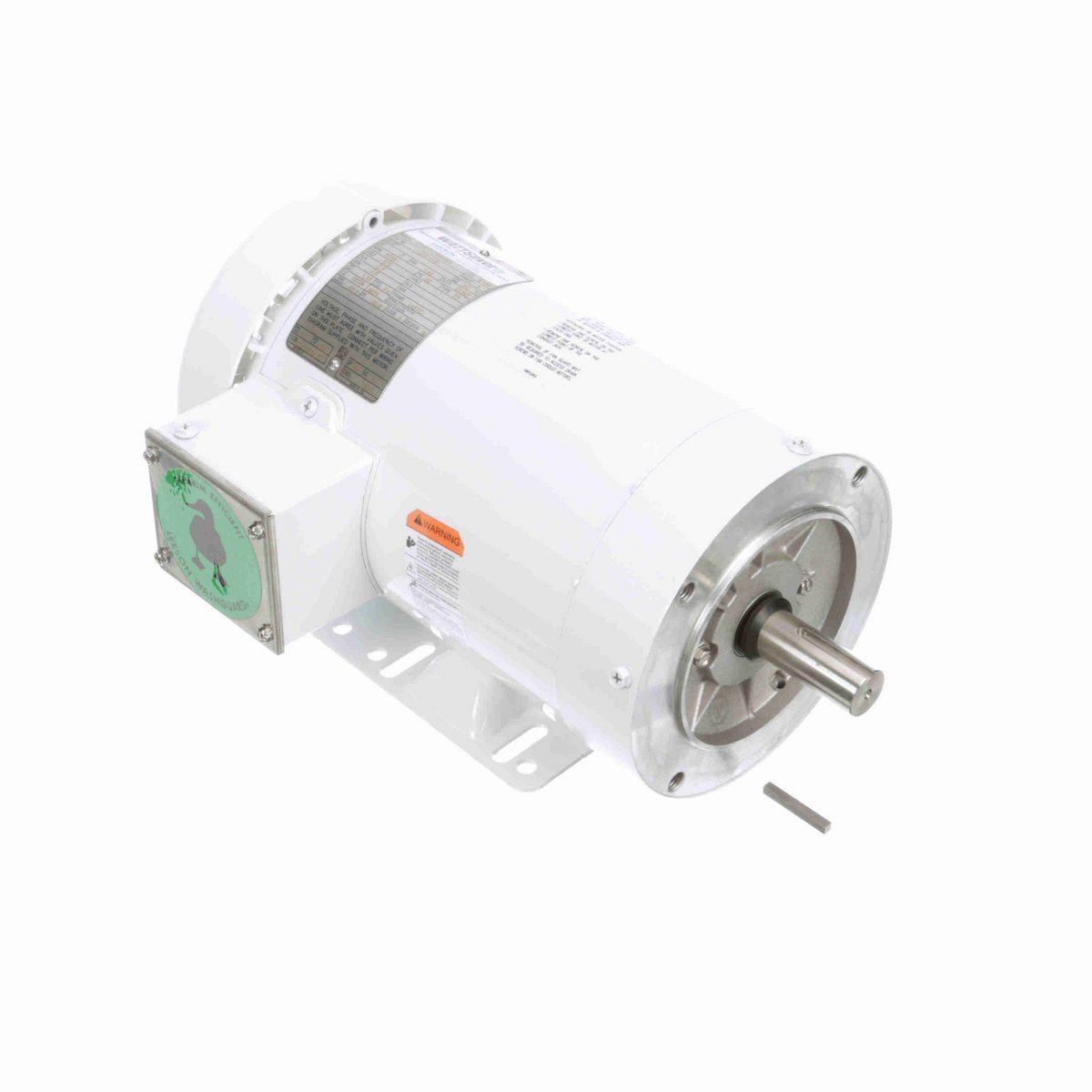 LEESON White Duck™ General Purpose Motor, 2 HP, 3 Ph, 60 Hz, 575 V, 1800 RPM, 145TC Frame, TEFC - 122330.00