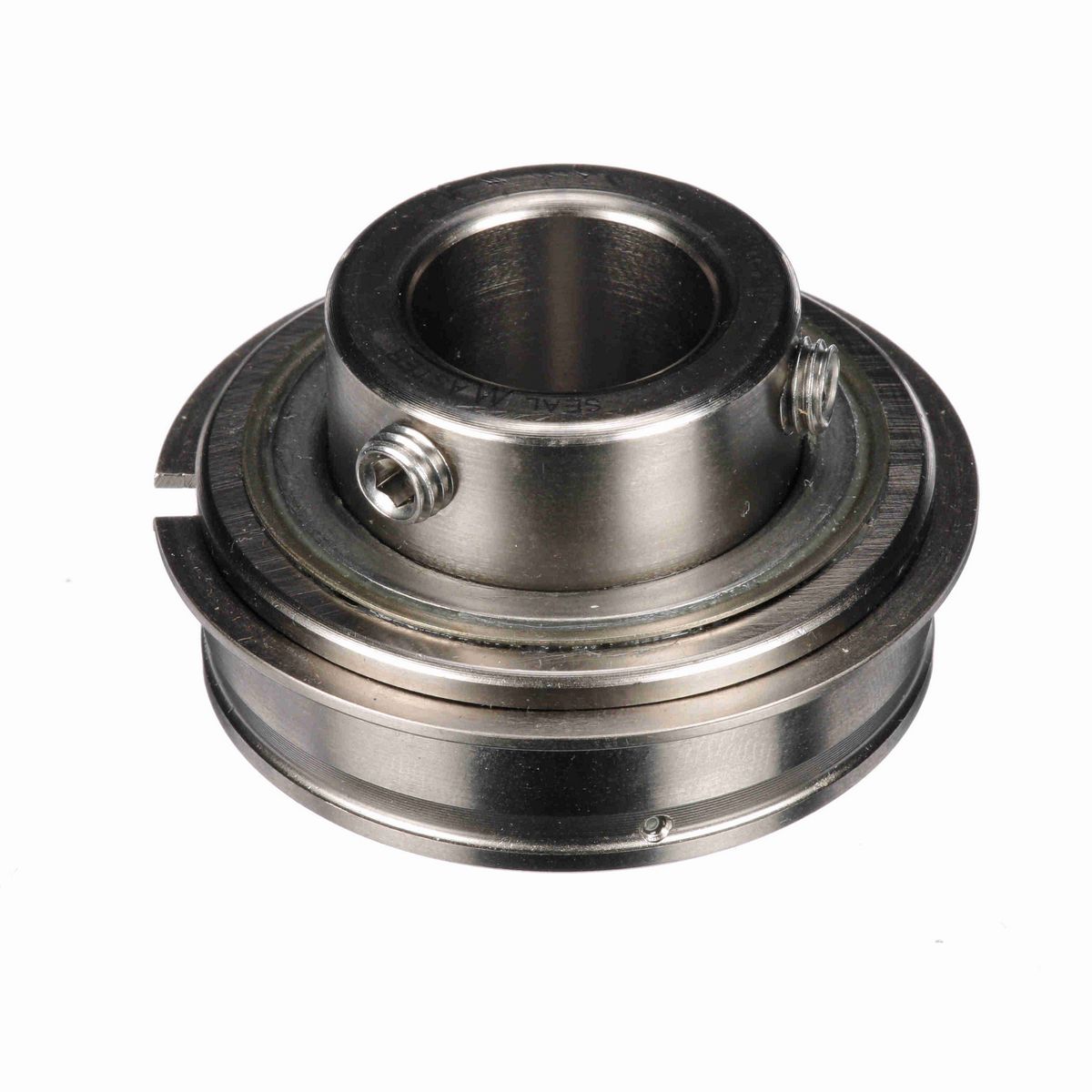 Sealmaster Mounted Insert Only Ball Bearing - 52100 Bearing Steel, Phosphorus Nickel Coated - Setscrew Lock - Corrosion Resistant - ERX-PN12