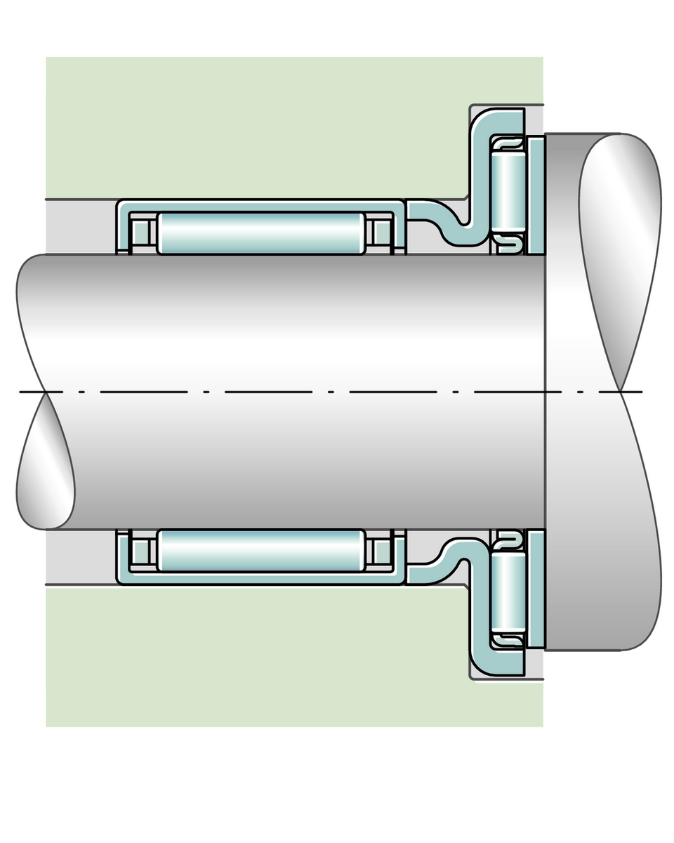 Упорный игольчатый подшипник INA AXW15