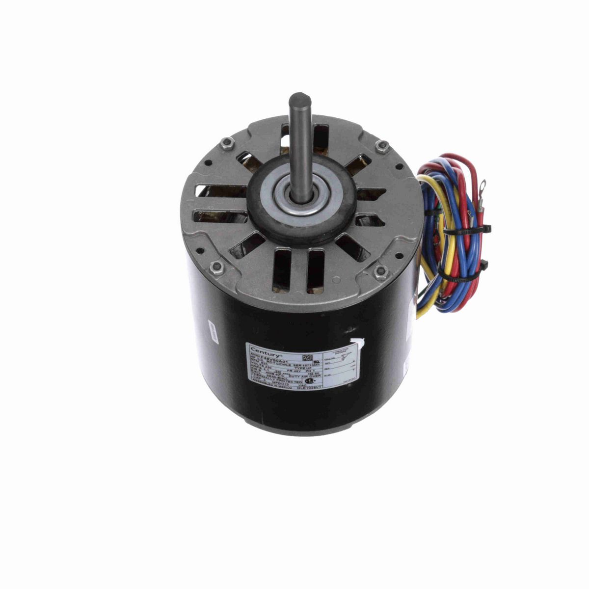 Century OEM Replacement Motor, 1/3 HP, 1 Ph, 60 Hz, 230 V, 825 RPM, 1 Speed, 48 Frame, SEMI ENCL - OLE1038V1