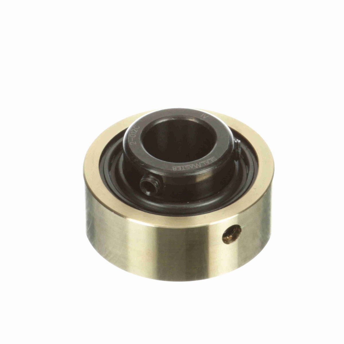 Sealmaster Mounted Insert Only Ball Bearing - 52100 Bearing Steel, Black Oxided - Setscrew Lock - AR-2-012C