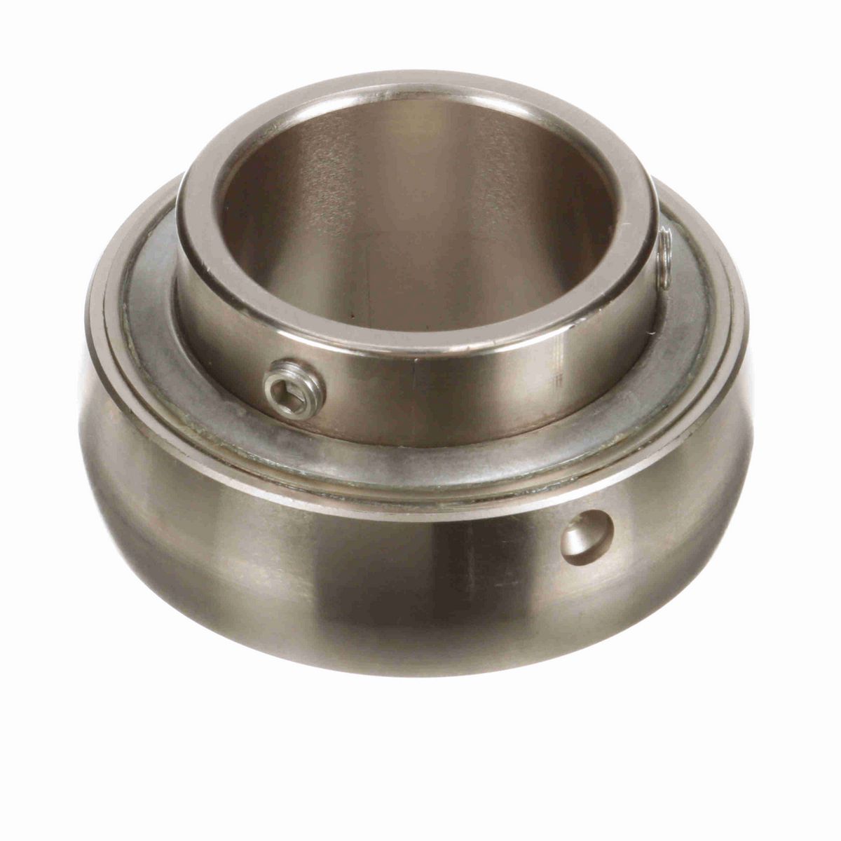 Sealmaster Mounted Insert Only Ball Bearing - 52100 Bearing Steel, Phosphorus Nickel Coated - Setscrew Lock - Corrosion Resistant - PN-35