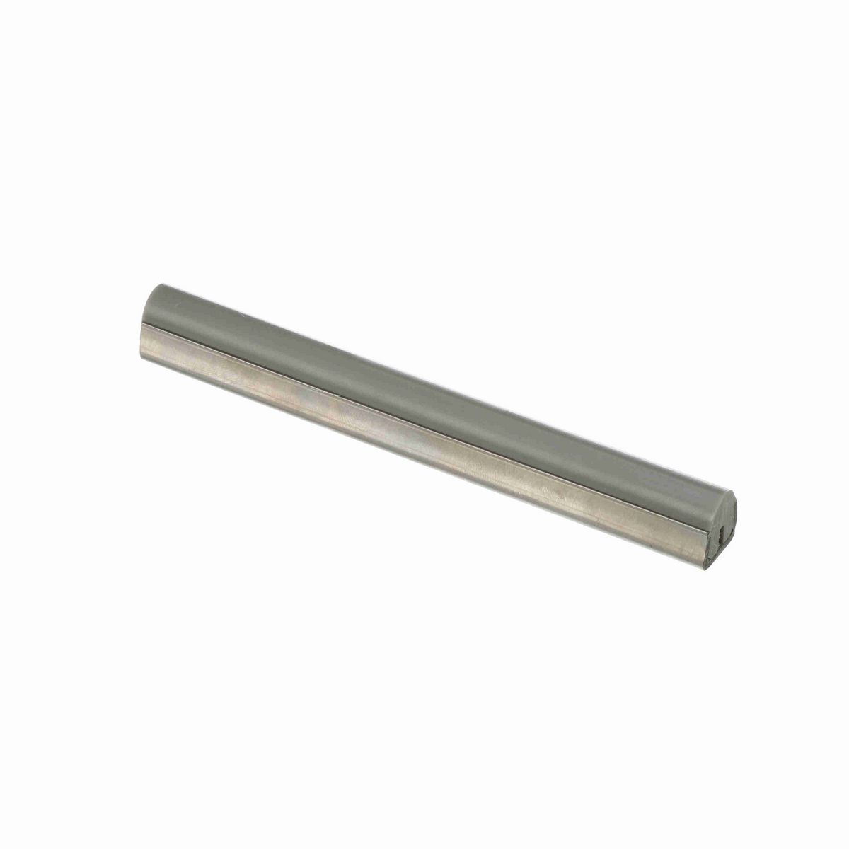 System Plast Round Rail Guide: 0.67"W X 0.67"H X 96"L Grey Nolu-S - VG-SSR-NS-8