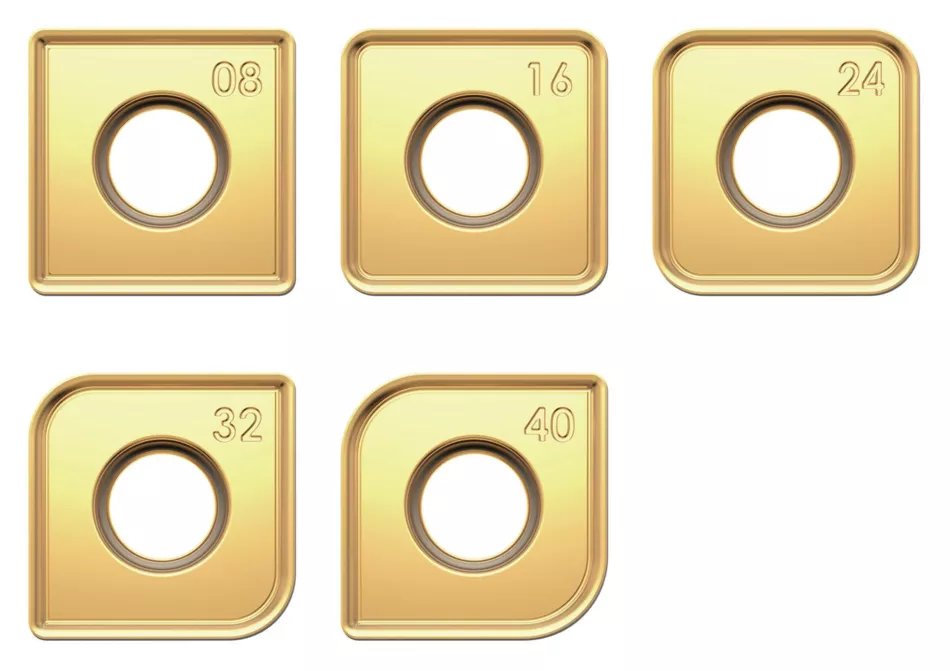 Shoulder milling cutter for steel, stainless steel, and high-temperature alloys. Kennametal HARVI Ultra 8X - Helical Shell Mill - SNHJ12 - For Corner Radius 0,8-4,0mm - Metric [6524715]