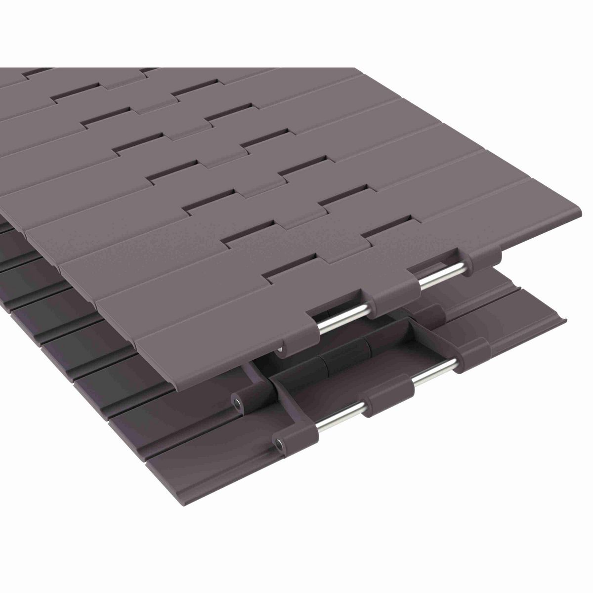 Rexnord 821 Straight Running Solid Top, Material: Brown High Performance, Width: 7.5in, Pitch: 1.5in - 81400031