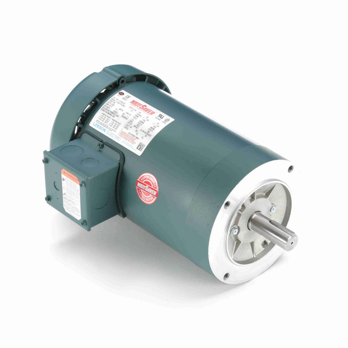 LEESON General Purpose Motor, 2 & 2 HP, 3 Ph, 60 & 50 Hz, 230/460 & 190/380 V, 1800 & 1500 RPM, 145TC Frame, TEFC - 121065.00