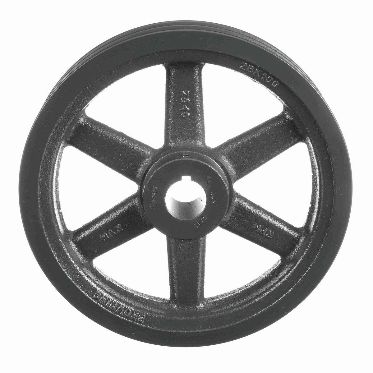 Browning 2 Groove Cast Iron FHP - Finished Bore Sheave - 2BK100X 1 3/16