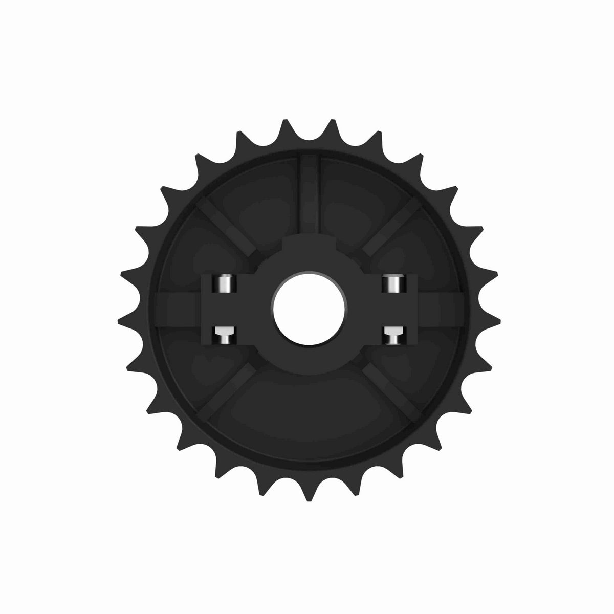 Rexnord 821 Series Split Molded Nylon Sprocket with 25 Teeth and 1-1/4in Round Idler Bore - 614-36-12