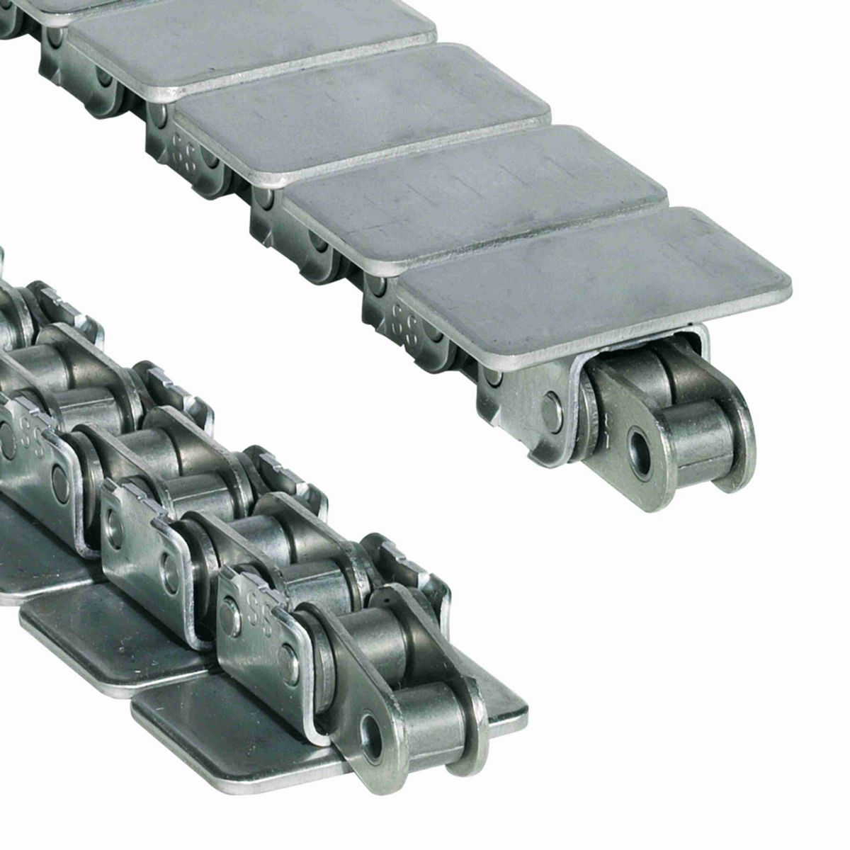 Rexnord 1844 Straight Running Solid Top, Material: Stainless Steel, Width: 2in, Pitch: 1in - 81419224