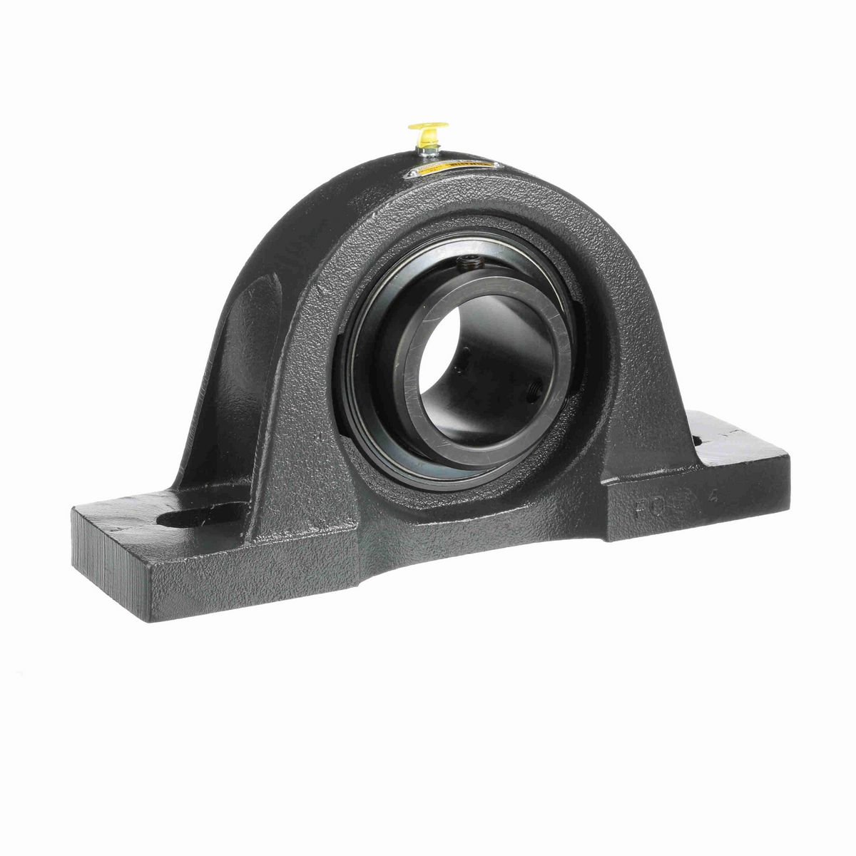 Sealmaster Mounted Cast Iron Two Bolt Pillow Block Ball Bearing - 52100 Bearing Steel, Black Oxided - Double Setscrew Lock - Air Handling Housing Fit, Noise Tested - MPD-43 CXU