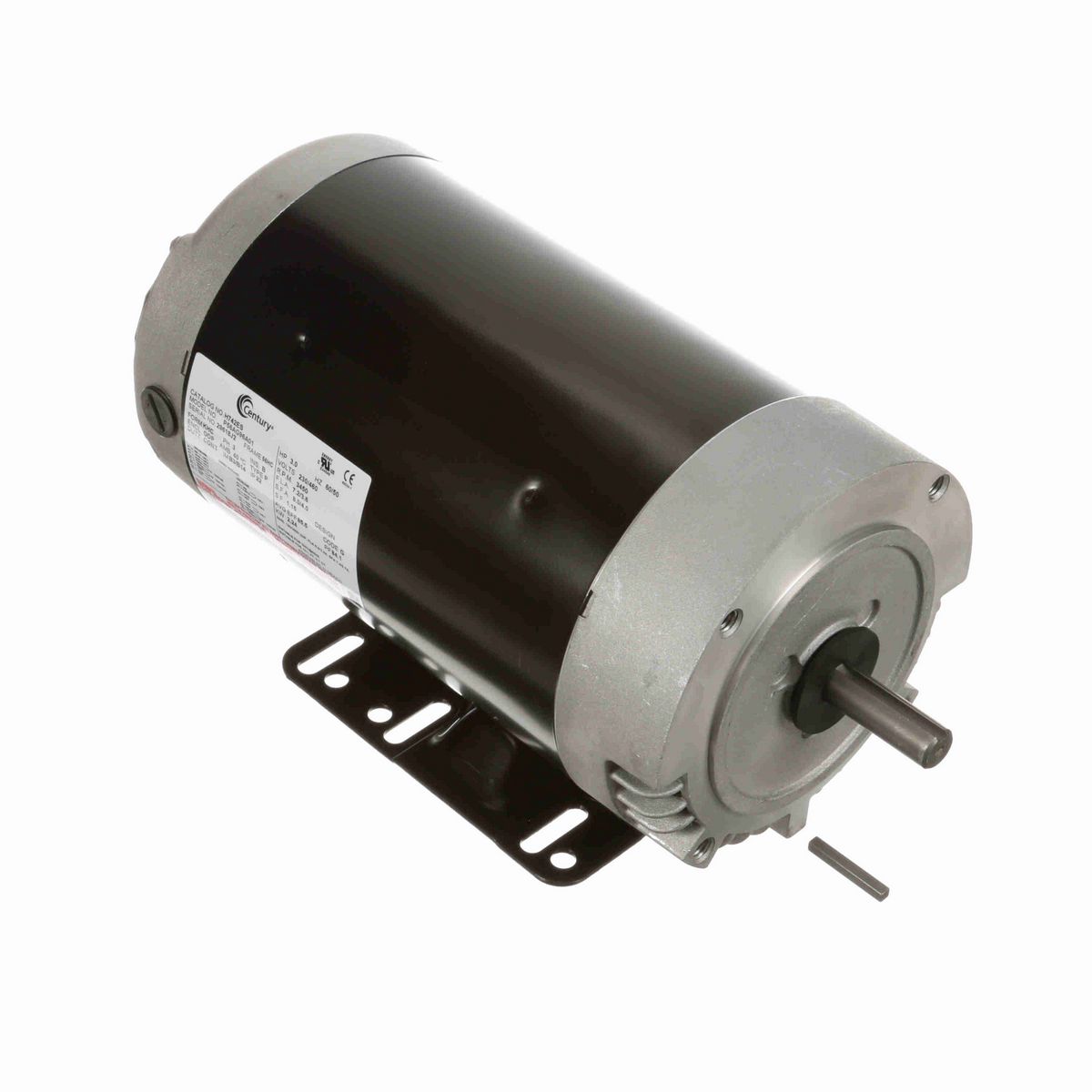 Century General Purpose Motor, 3.0 HP, 3 Ph, 60 Hz, 230/460 V, 3600 RPM, 56HC Frame, ODP - H742ES
