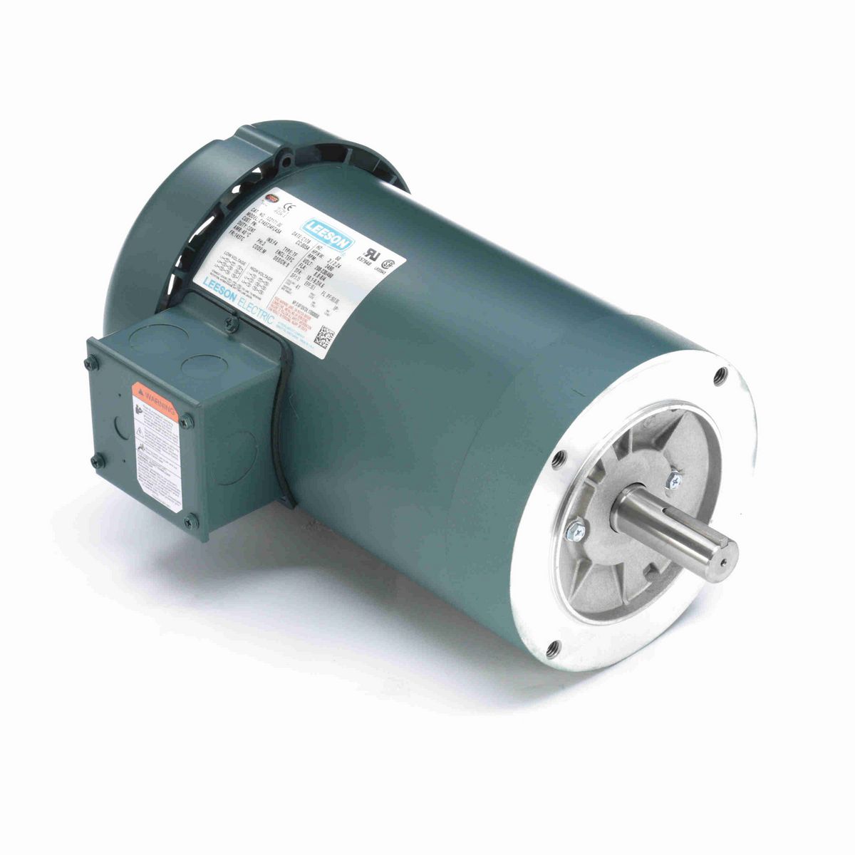 LEESON General Purpose Motor, 3 HP, 3 Ph, 60 Hz, 230/460 V, 3600 RPM, 145TC Frame, TEFC - 122171.00