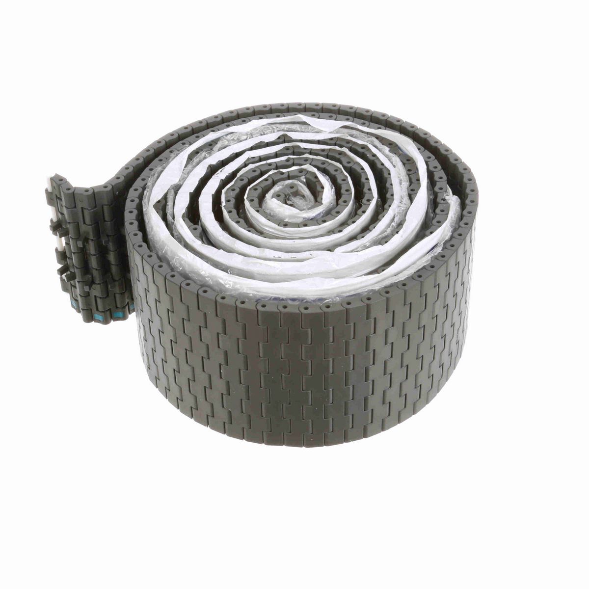 System Plast 2121FT Straight Running Solid Top, Material: Gray Low Friction, Width: 4.5in, Pitch: 0.5in - LFG2121FT-PT-K450