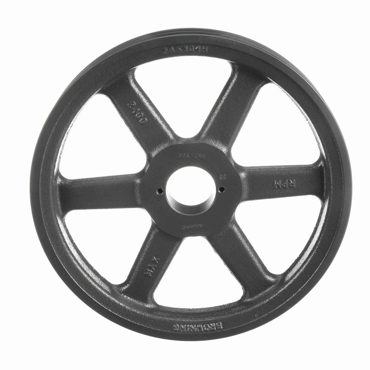 Browning 2 Groove Cast Iron FHP - Bushed Sheave - 2AK104H