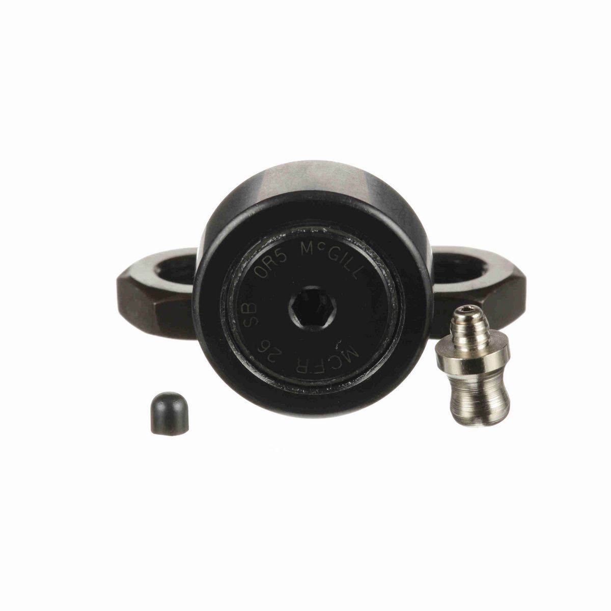 Опорный ролик с цапфой McGill CAMROL MCFR 26 SB, бочкообразный, с уплотнением, с шестигранным отверстием, метрический