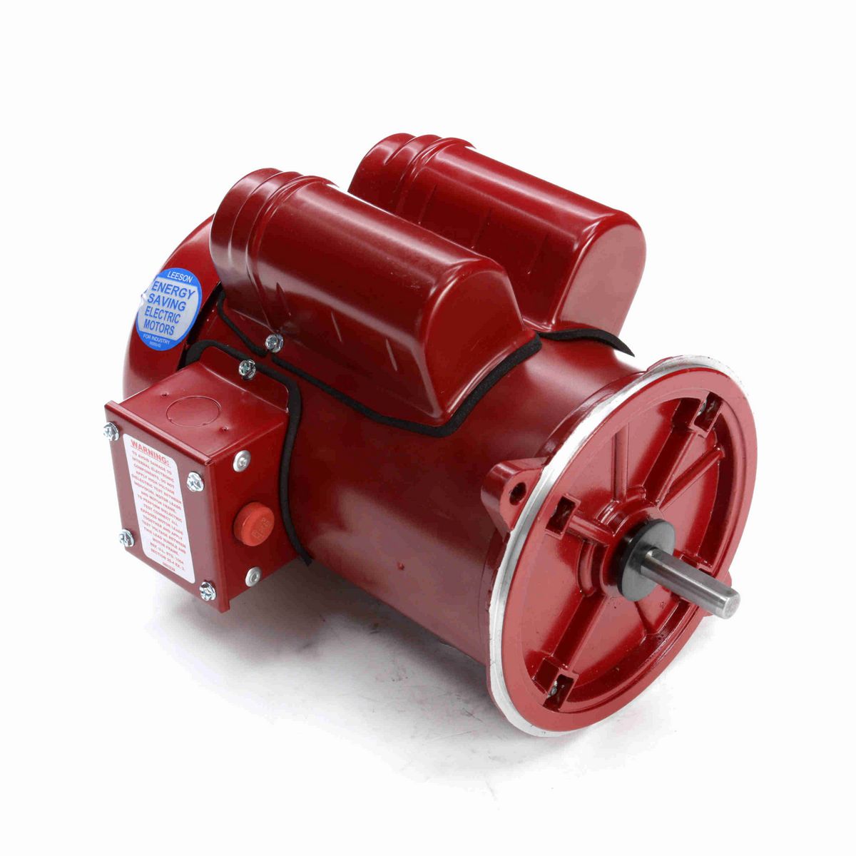 LEESON Auger Drive Motor, 0.75 HP, 1 Ph, 60 Hz, 115/230 V, 1800 RPM, 48Y Frame, TEFC - 101119.00