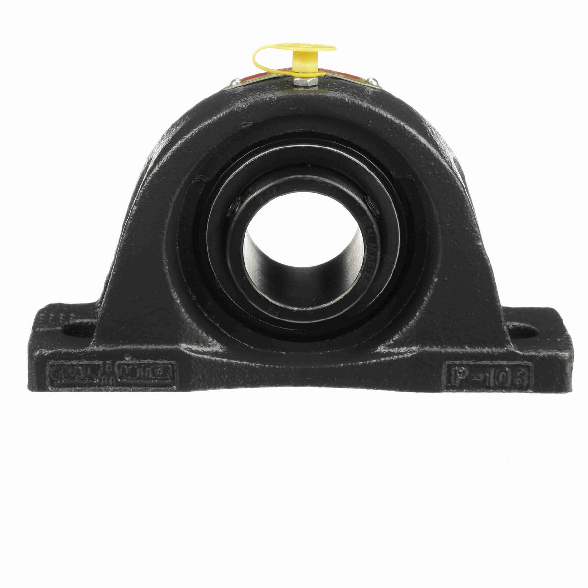 Sealmaster Mounted Cast Iron Two Bolt Low Base Pillow Block Ball Bearing - 52100 Bearing Steel, Black Oxided - Setscrew Lock - NPL-23