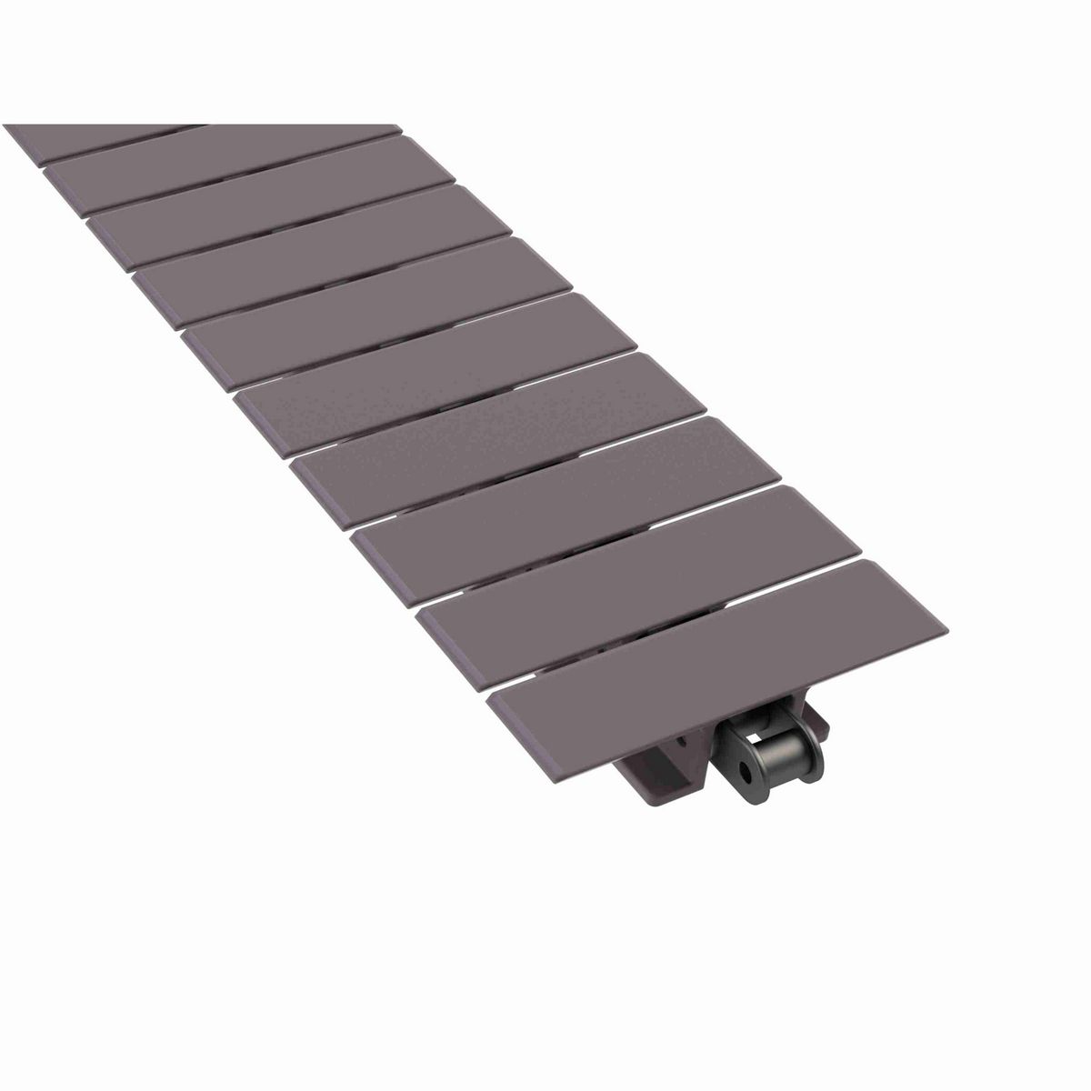 Rexnord 863TAB Straight Running Solid Top, Material: Brown High Performance, Width: 4.5in, Pitch: 0.75in - 81437302