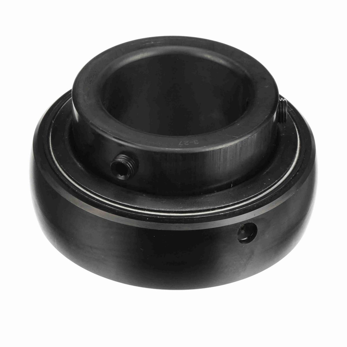 Sealmaster Mounted Insert Only Ball Bearing - 52100 Bearing Steel, Black Oxided - Setscrew Lock - 3-27