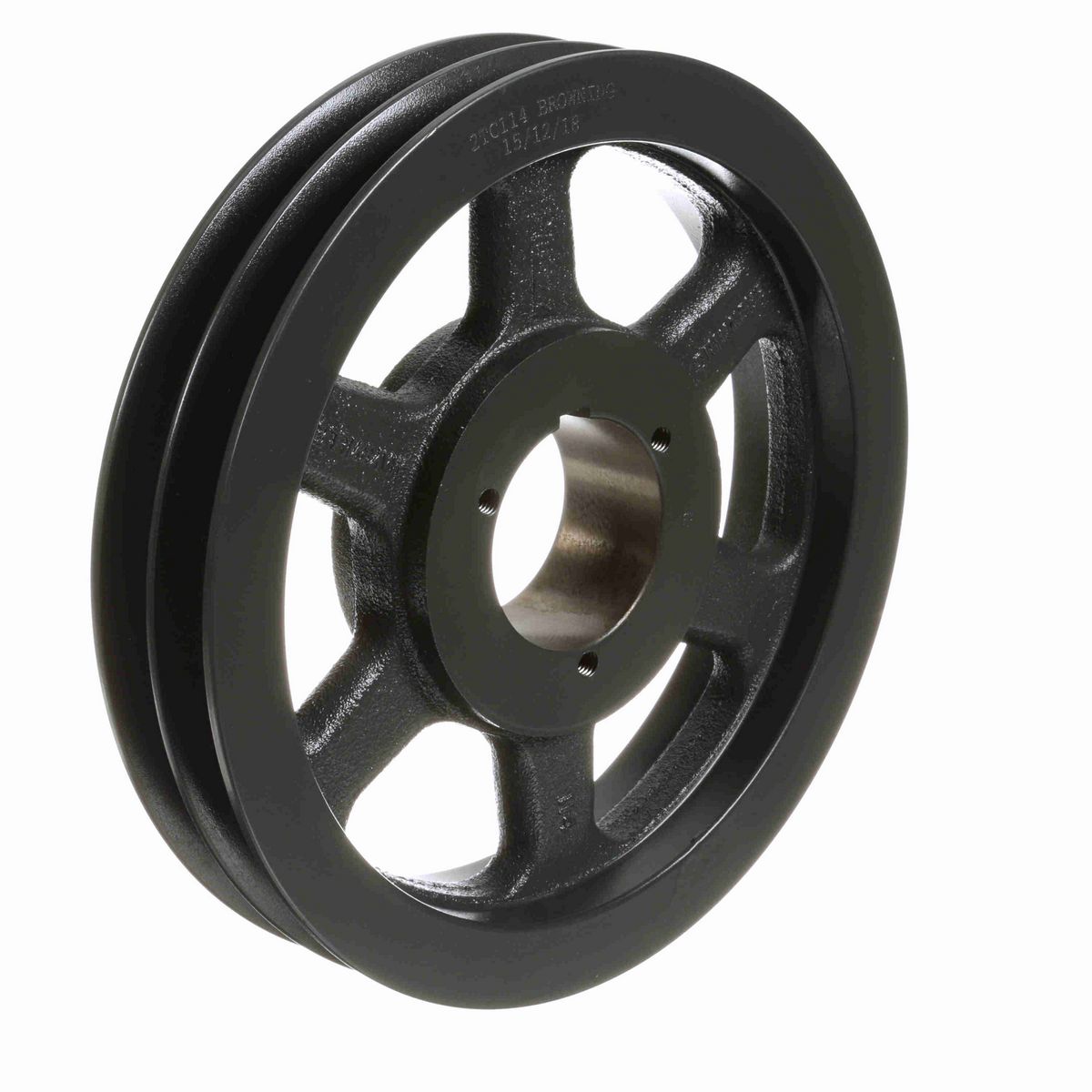 Browning 2 Groove Cast Iron Bushed Bore Multiple Sheave - 2TC114