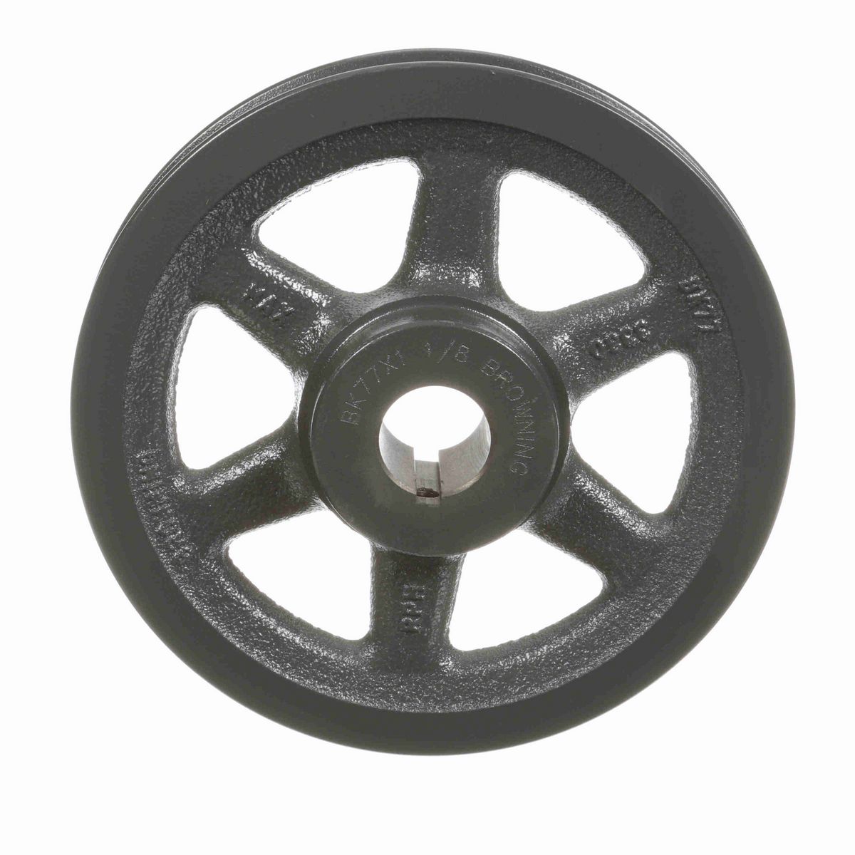 Browning 1 Groove Cast Iron FHP - Finished Bore Sheave - BK77X 1 1/8