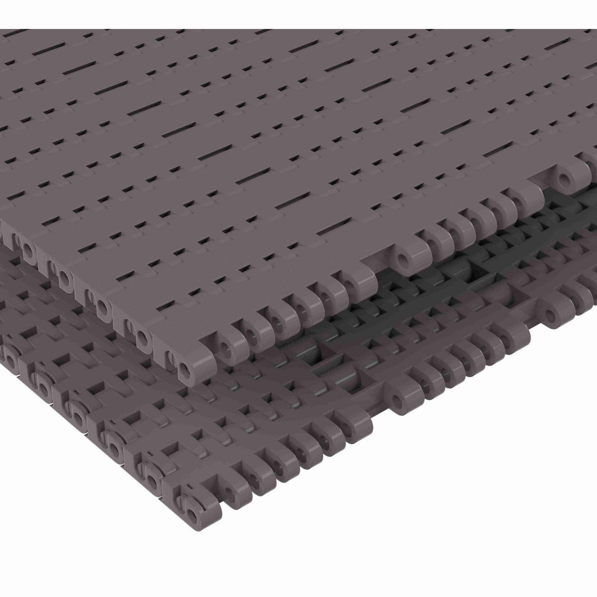 Rexnord 7705 Straight Running Solid Top, Material: Brown High Performance, Width: 15in, Pitch: 1in - 81416335