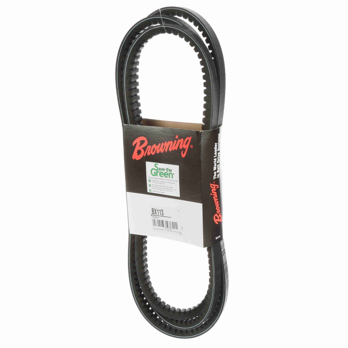 Browning EPDM Notched Belt 98% Efficient - BX113