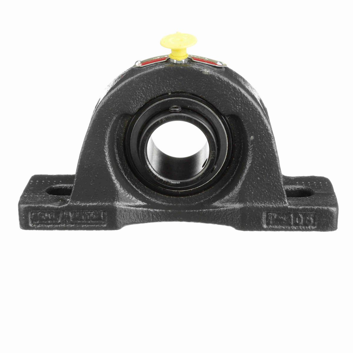 Sealmaster Mounted Cast Iron Two Bolt Pillow Block Ball Bearing - 52100 Bearing Steel, Black Oxided - Setscrew Lock - NP-20R